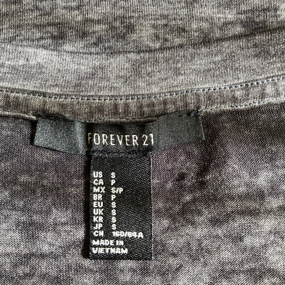 New Forever 21 Grey Sleeve Less Polyester Cotton Dress size S - Picture 10 of 12